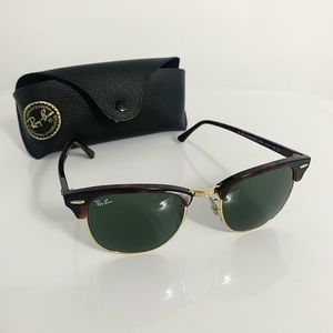 Authentic Rayban Clubmaster Classic Sunglasses